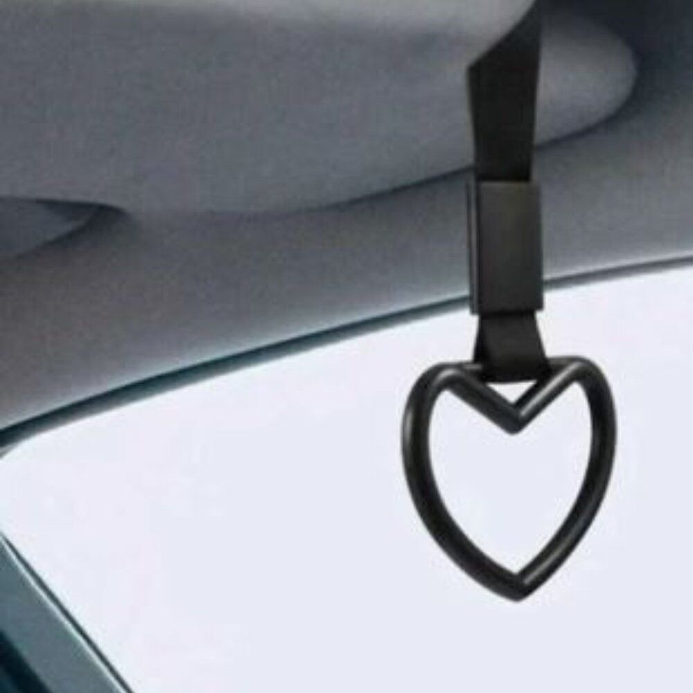 NWT, Black Heart Shaped Tsurikawa